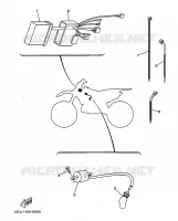 PARTIE ELECTRIQUE 1 pour Yamaha YZ 1999
