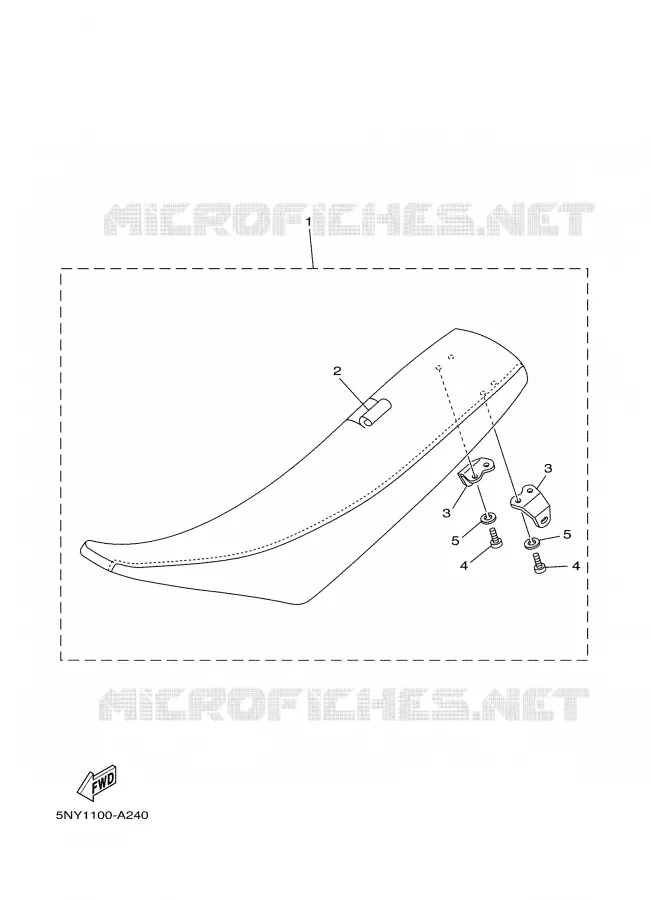 SELLE Yamaha MOTO 250 2003 YZ  YZ250