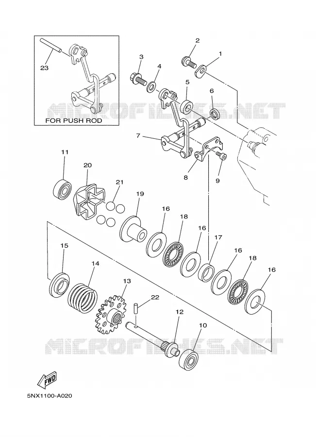 VALVE D'ECHAPPEMENT Yamaha MOTO 250 2005 YZ  YZ250