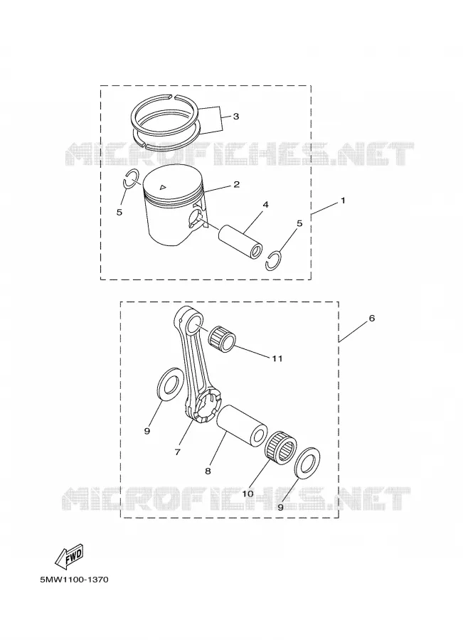 PIÈCES OPTIONNELLES 1 Yamaha MOTO 250 2005 YZ  YZ250