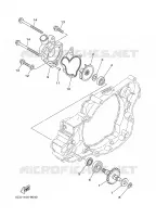 POMPE A EAU / DURITES pour Yamaha YZ 2006