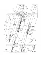 FOURCHE pour Yamaha YZ 2006