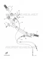 GUIDON ET CABLES pour Yamaha YZ 2006