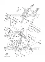 CADRE pour Yamaha YZ 2006