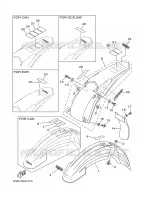 GARDE BOUE pour Yamaha YZ 2006