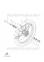 ROUE AVANT pour Yamaha YZ 2006