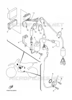 PARTIE ELECTRIQUE 1 pour Yamaha YZ 2006