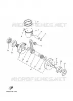 VILEBREQUIN / PISTON pour Yamaha YZ 2008