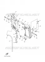 RADIATEUR / DURITES pour Yamaha YZ 2008