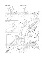 GARDE BOUE pour Yamaha YZ 2008