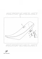 SELLE pour Yamaha YZ 2008