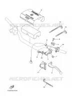 COMMODO / LEVIER pour Yamaha YZ 2008