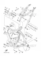 CADRE pour Yamaha YZ 2009