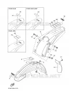 GARDE BOUE pour Yamaha YZ 2009
