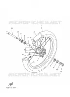 ROUE AVANT pour Yamaha YZ 2009