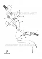 GUIDON ET CABLES pour Yamaha YZ 2009