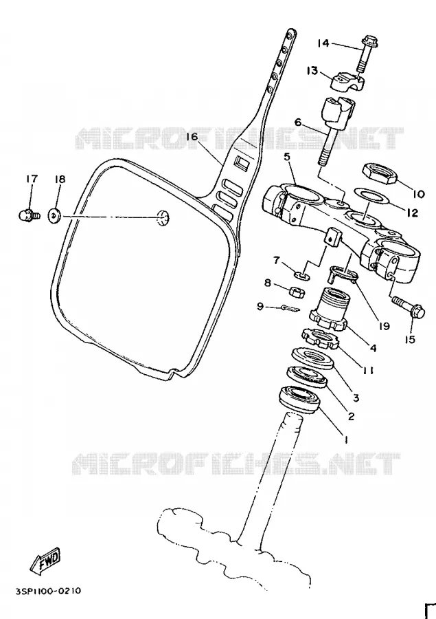 DIRECTION Yamaha MOTO 250 1990 YZ  YZ250A