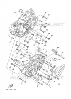 CARTER MOTEUR pour Yamaha YZF 2001