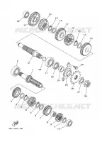 TRANSMISSION pour Yamaha YZF 2001