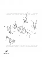 BARILLET DE SELECTION / FOURCHETTES pour Yamaha YZF 2001
