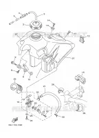 RESERVOIR A ESSENCE pour Yamaha YZF 2001