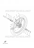 ROUE AVANT pour Yamaha YZF 2001