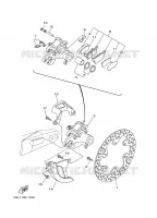 ETRIER DE FREIN ARRIERE pour Yamaha YZF 2001