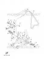 SUPPORT / REPOSE PIEDS pour Yamaha YZF 2001