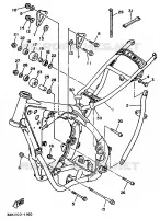 CADRE pour Yamaha YZ 1992