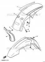GARDE BOUE pour Yamaha YZ 1992