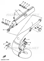 ECHAPPEMENT pour Yamaha YZ 1992