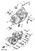 CARTER MOTEUR pour Yamaha YZ 1992