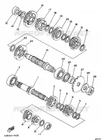 TRANSMISSION pour Yamaha YZ 1994