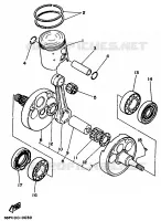 VILEBREQUIN / PISTON pour Yamaha YZ 1994