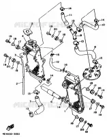 RADIATEUR / DURITES pour Yamaha YZ 1994