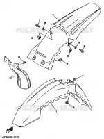 GARDE BOUE pour Yamaha YZ 1994
