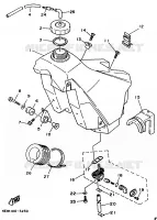 RESERVOIR A ESSENCE pour Yamaha YZ 1994