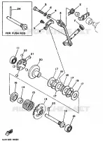 VALVE D'ECHAPPEMENT pour Yamaha YZ 1994