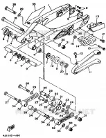 BRAS ARRIERE pour Yamaha YZ 1994