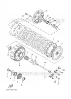 EMBRAYAGE DE DEMARREUR pour Yamaha YZ 2001