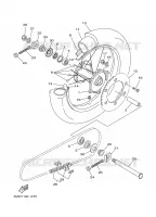 ROUE ARRIERE pour Yamaha YZ 2001