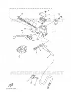 MAITRE CYLINDRE AVANT pour Yamaha YZ 2001
