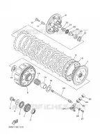 EMBRAYAGE DE DEMARREUR pour Yamaha YZ 2001