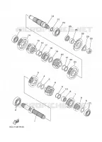 TRANSMISSION pour Yamaha YZ 2001
