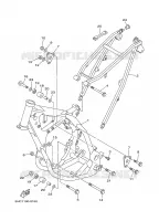 CADRE pour Yamaha YZ 2001
