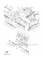 BRAS ARRIERE pour Yamaha YZ 2001