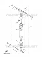 AMORTISSEUR ARRIERE pour Yamaha YZ 2001