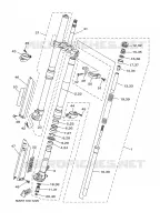 FOURCHE pour Yamaha YZ 2001