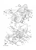 CARTER MOTEUR pour Yamaha YZ 2001