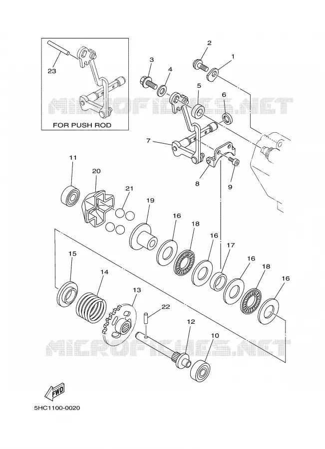 VALVE D'ECHAPPEMENT Yamaha MOTO 250 2001 YZ  YZ250N